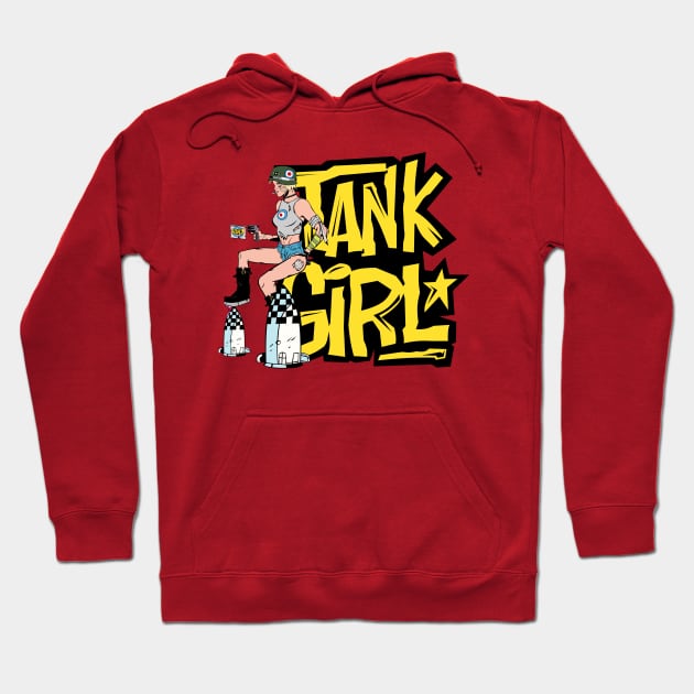 Tank Girl Pinup Hoodie by AngoldArts